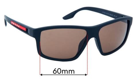 Prada SPS 02X 60mm Replacement Lenses by Sunglass Fix™.